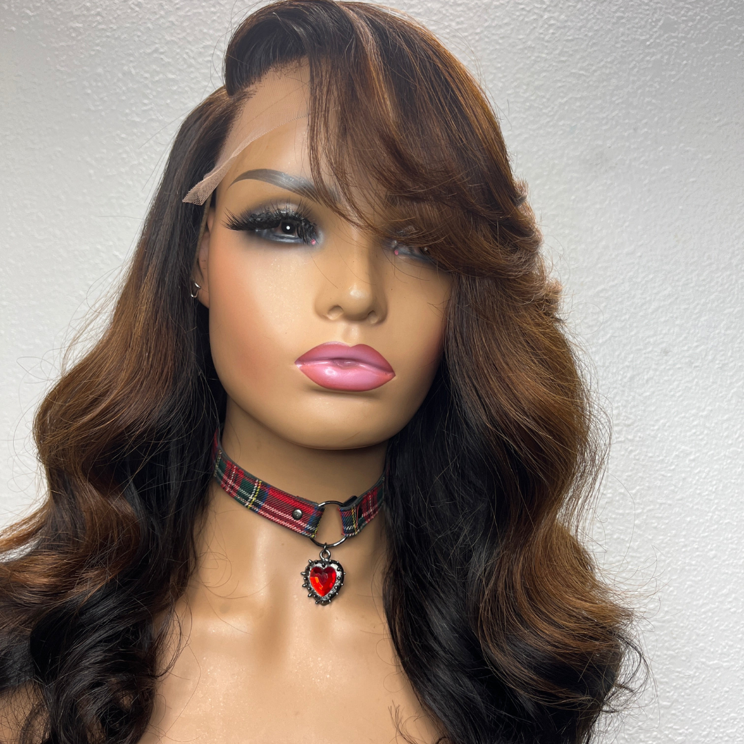 5x5 lace closure natural Brown & honey blonde