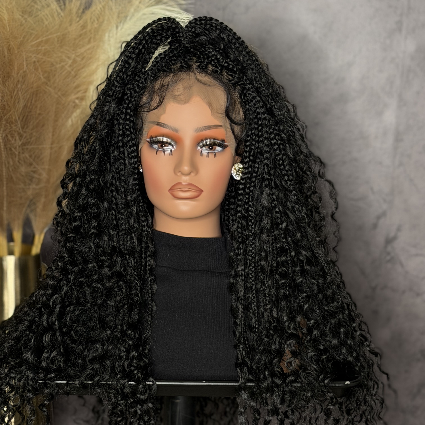 Boho Box Plait | 22" Lace Crochet Baby Hair Wig