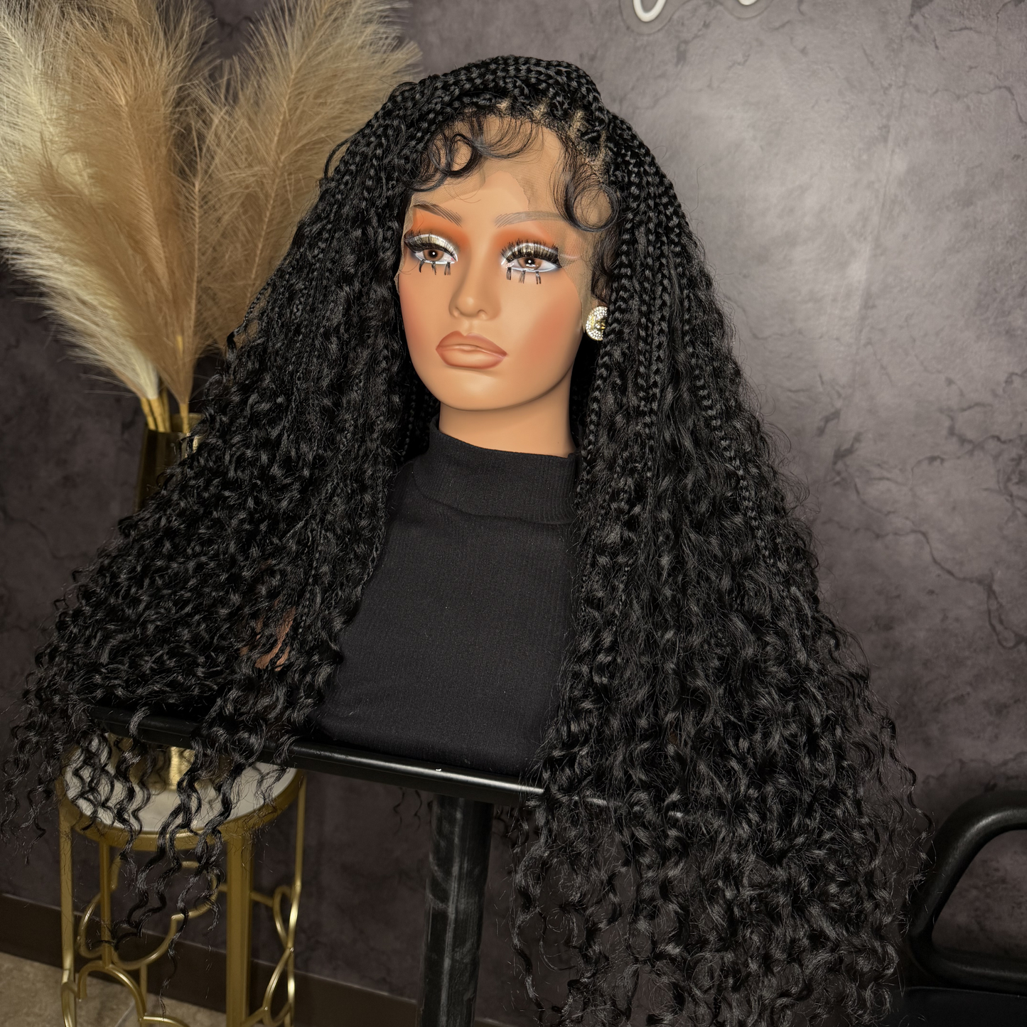 Boho Box Plait | 22" Lace Crochet Baby Hair Wig