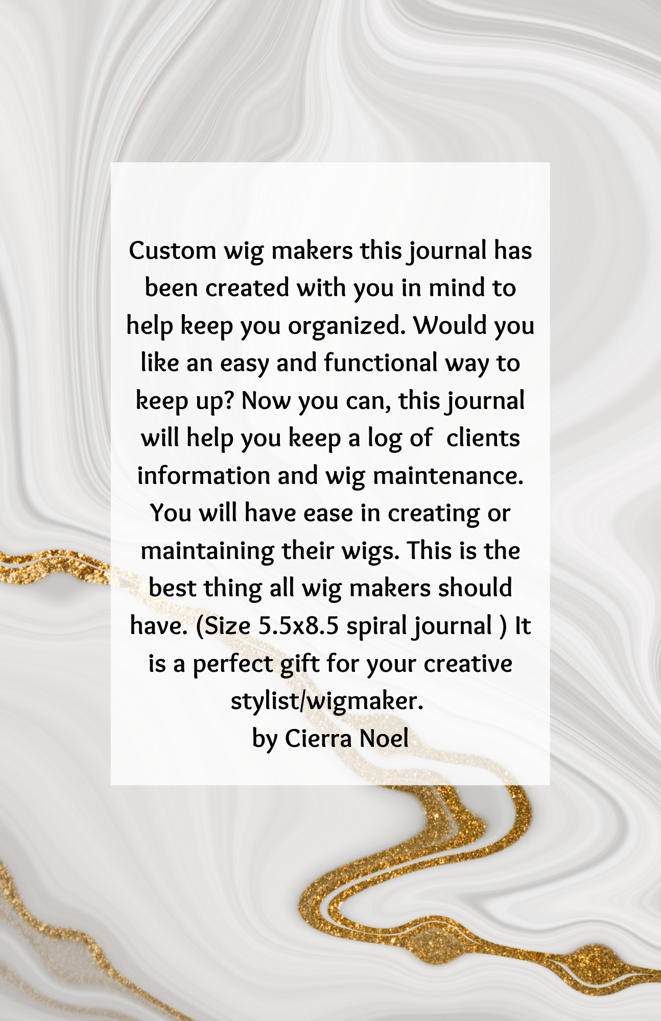 My Custom Wig Journal